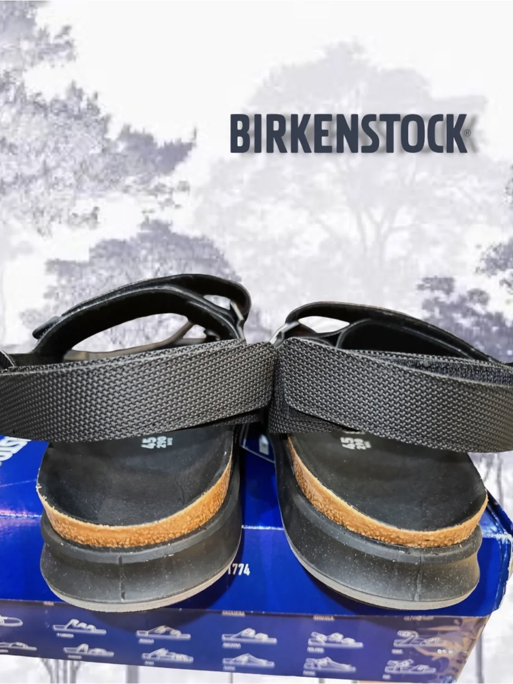 NWT Birkenstock Tatacoa Futura Black Men's Sandals Size 45 / US 12-12.5 NIB